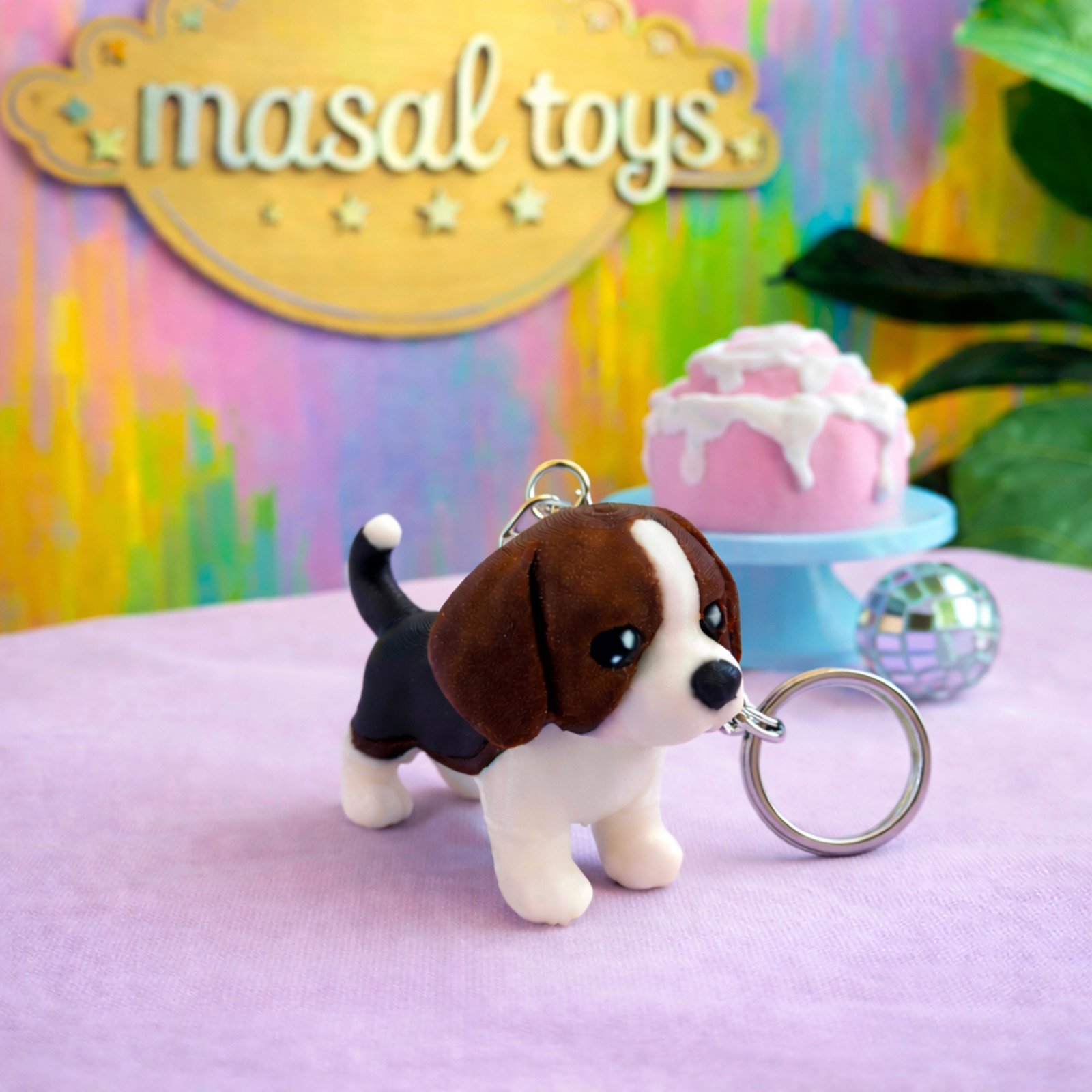 Sevimli Köpek Anahtarlık