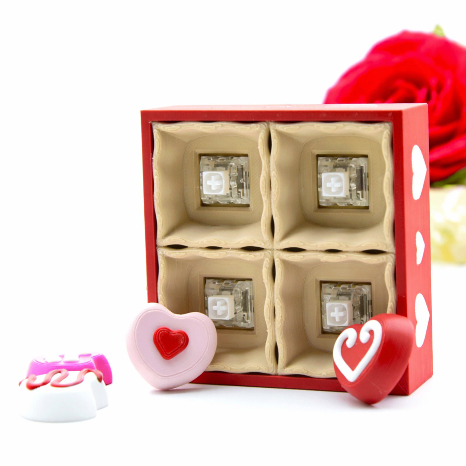 Kalp Temalı Fidget Clicker - Benzersiz Tasarım