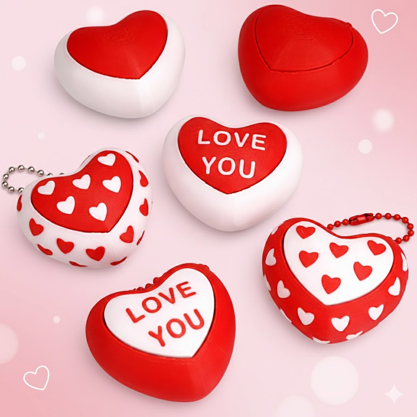 Aşk Dolu Kalp Anahtarlık - Sevgiyi Taşıyan Tasarım