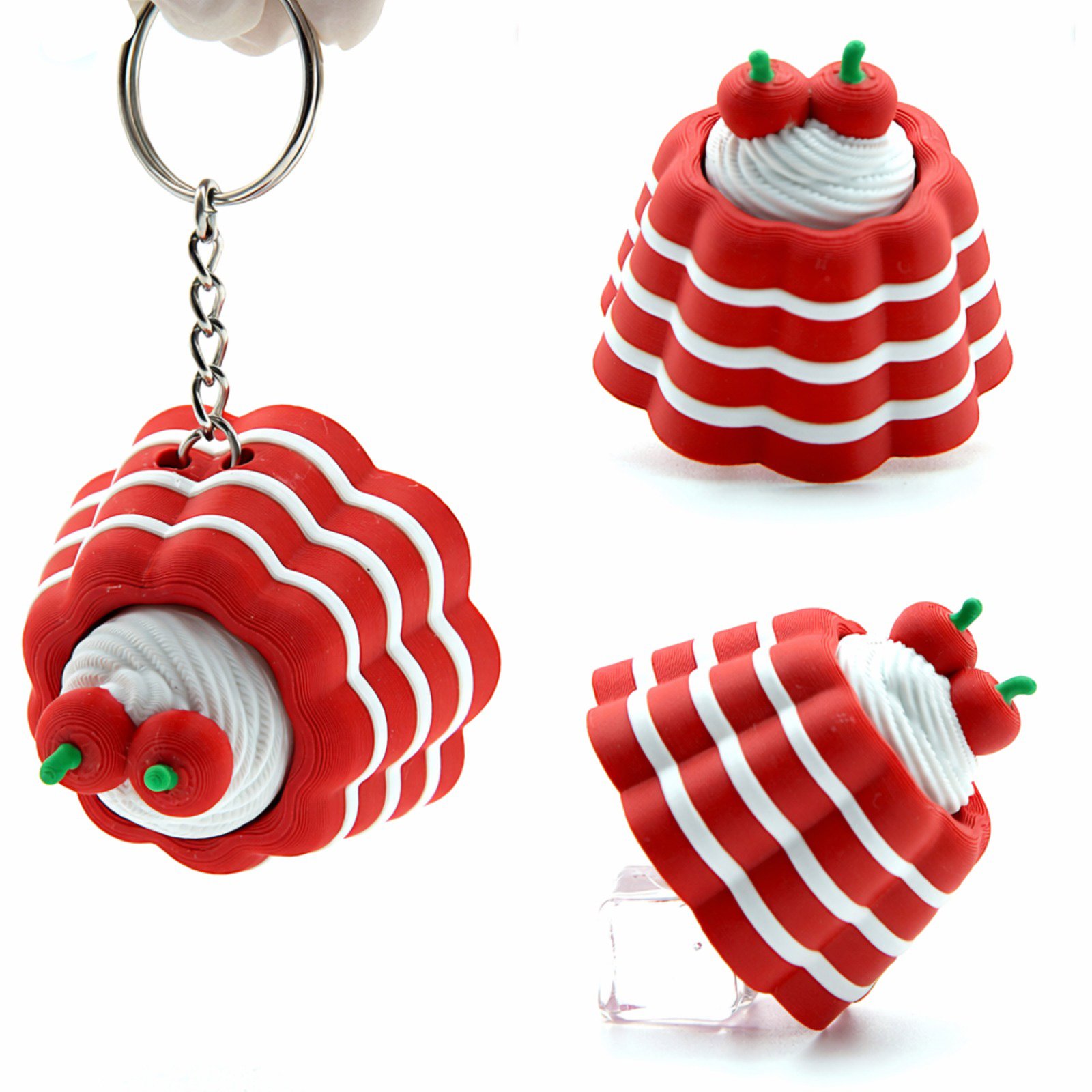 Kek Tasarımlı Anahtarlık 