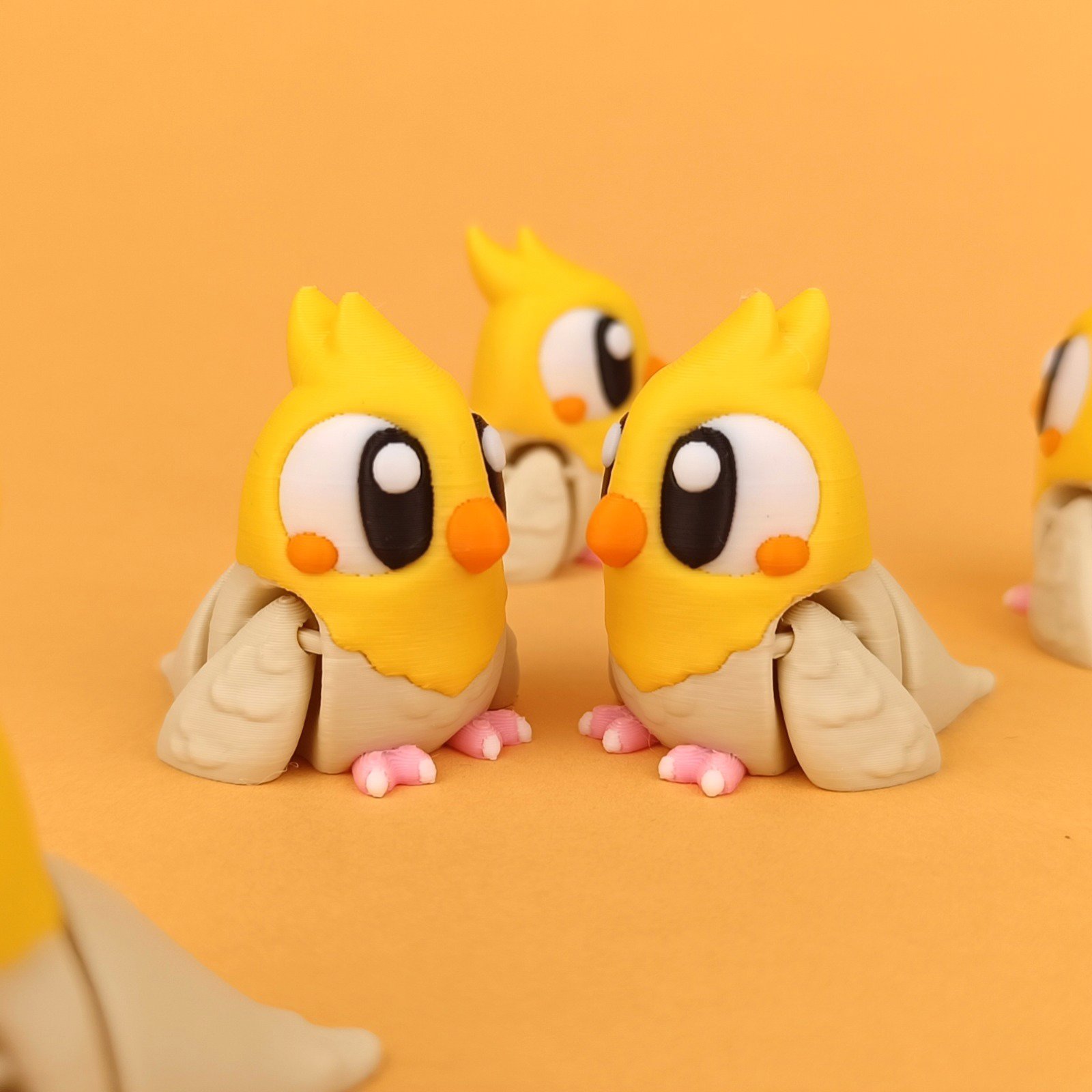 Sevimli Kuş Figürü - Eklemli ve Özel Tasarım