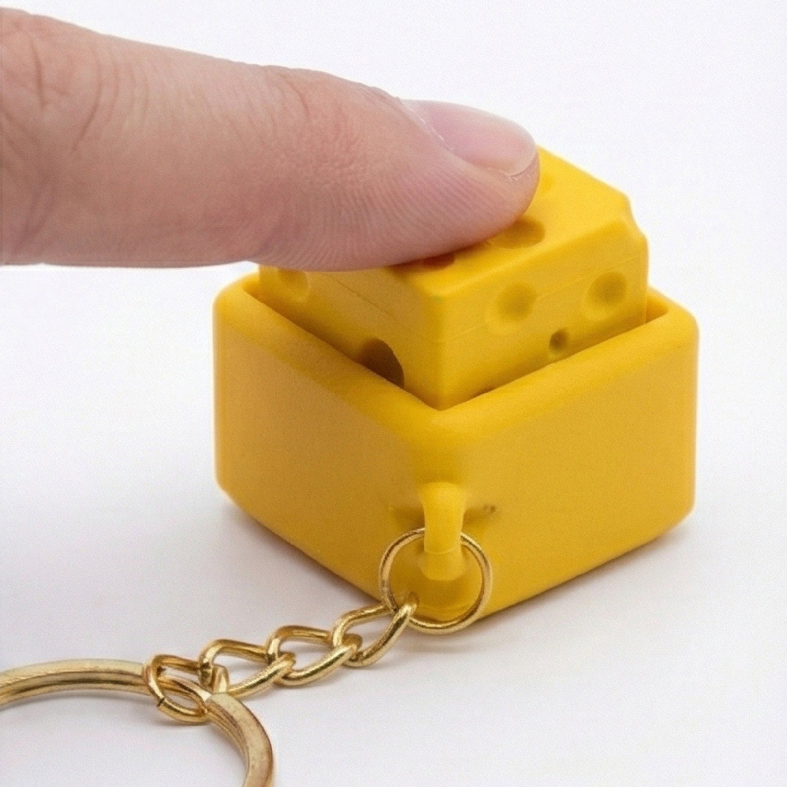 Eğlenceli Peynir Anahtarlık - Sürpriz Detay